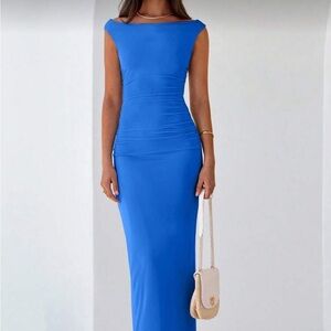Blue Women's Maxi dress